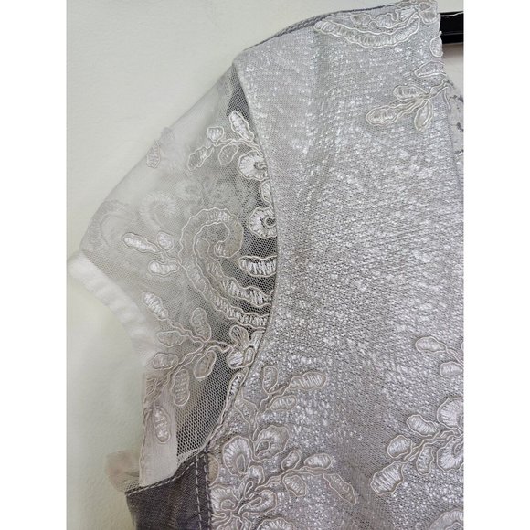 Elisa Cavaletti Patchwork Lace Fitted Dress women's size S Daniela Dallavalle - Picture 8 of 16